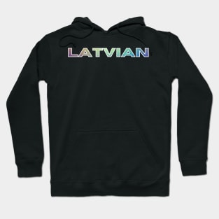 Multicoloured Latvian design Hoodie